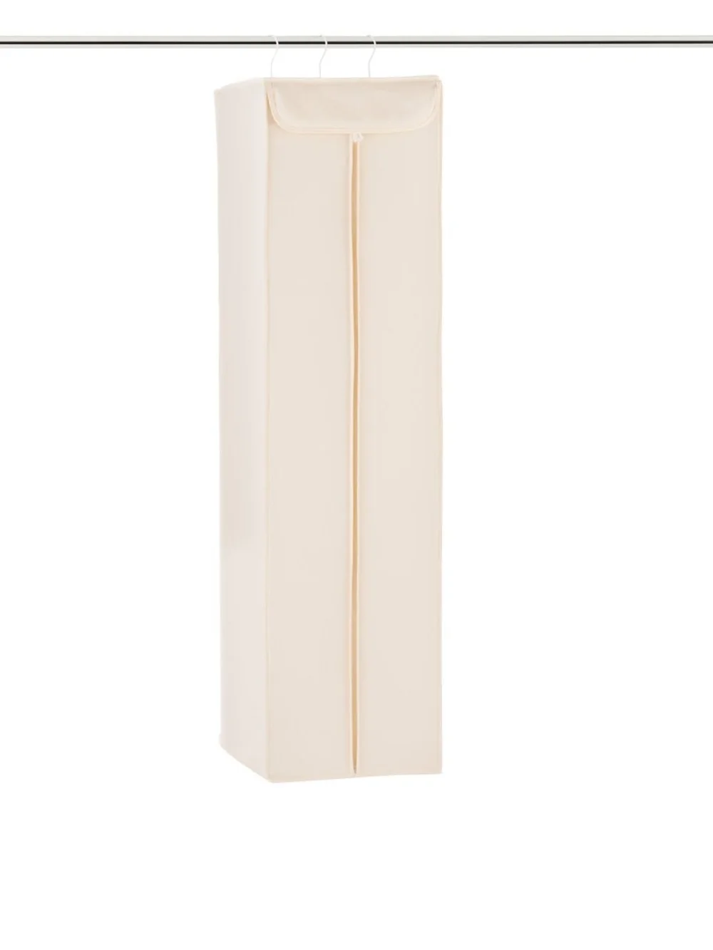 Hanging Garment Storage Bag in Cream